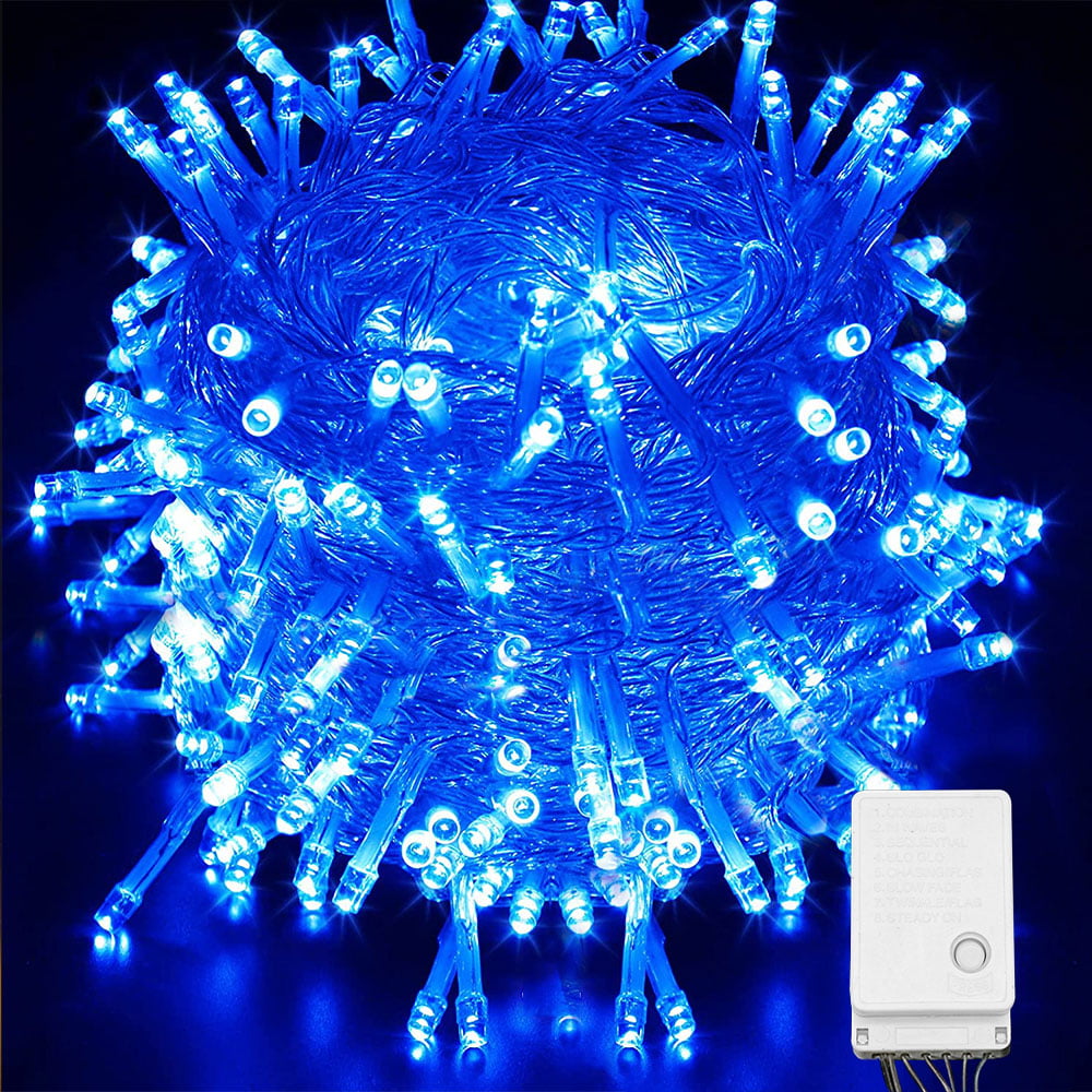 Aptoco 2 Pcs 8 Modes 33Ft 100 LED Christmas Lights, Waterproof Fairy String Lights for Outside