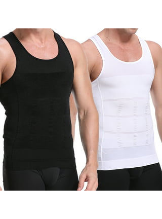 MISS MOLY Men Body Shaper Slimming Compression Shirts Tummy