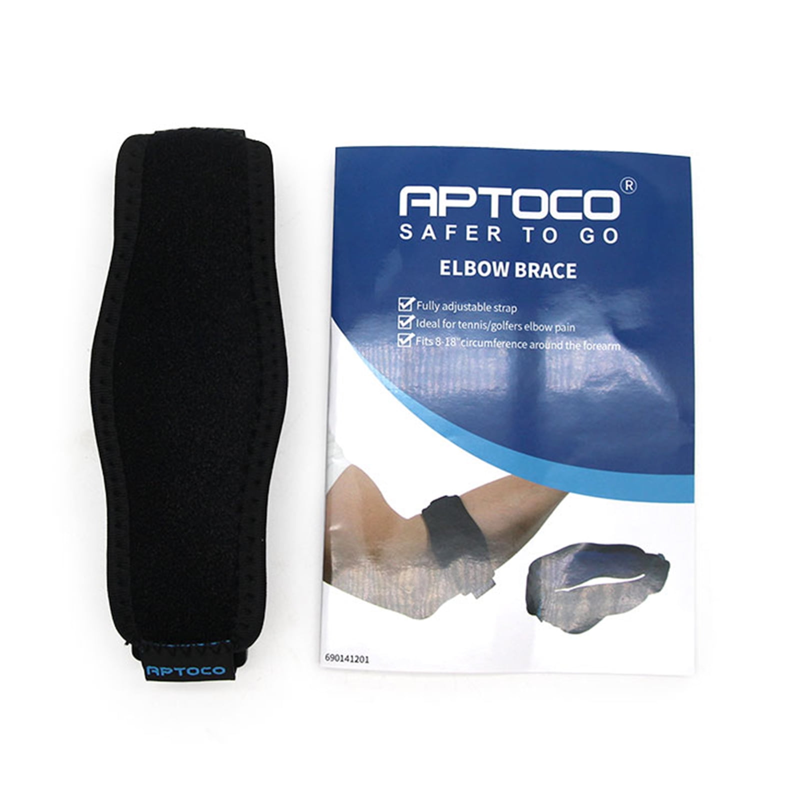 Aptoco 2 Pcs Pain Relief Tennis Elbow Brace and Golfers Armband Support