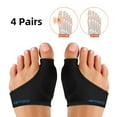 thumbnail image 1 of Aptoco 4 Pairs Bunion Corrector for Women Men Compression Sleeves Infused Copper for Big Toes Protection Valgus Posture  Corrector with Gel Pads- L/XL, 1 of 8