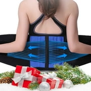 Aptoco Back Support Belt for Men Women Compression Lumbar Lower Back Brace Posture Corrector for Back Pain Relief, Weightlifting Protection, Gifts for Her