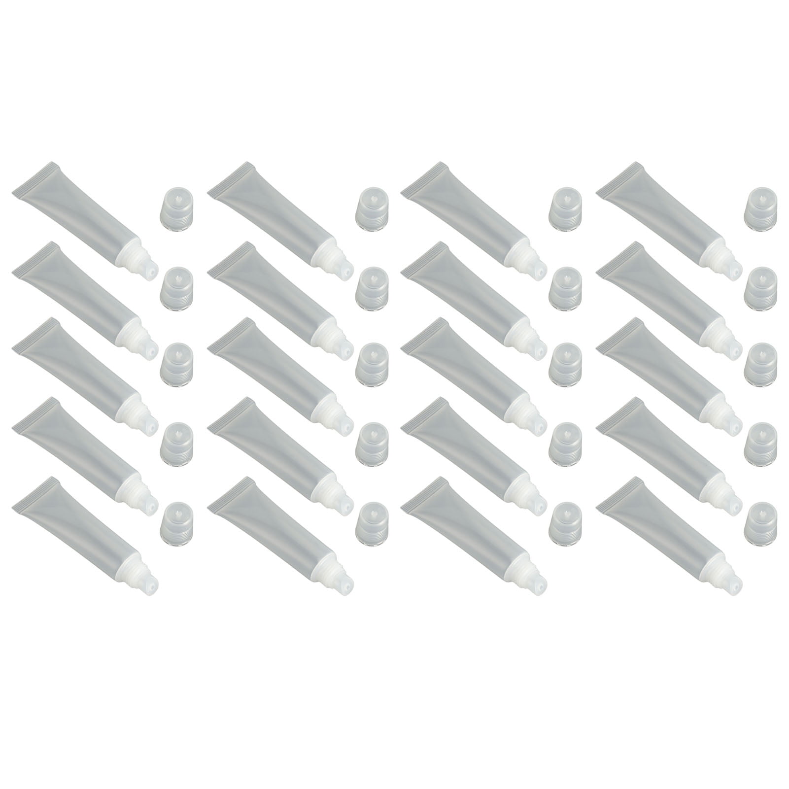 Apuakthei 20Pack 12ml Refillable Lip Gloss Tubes Professional