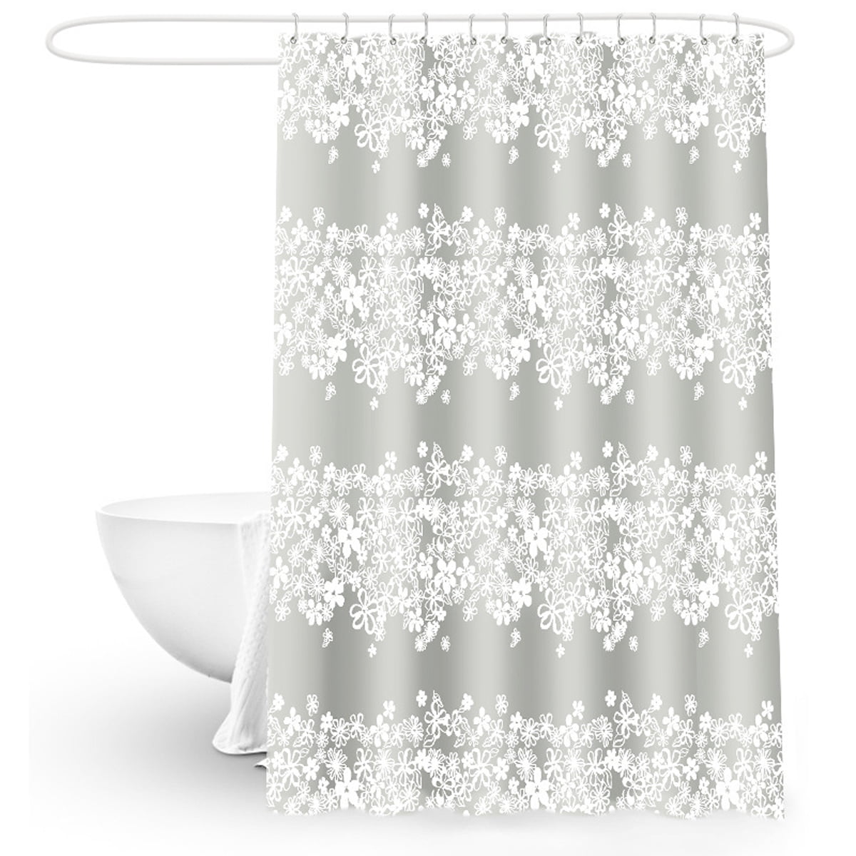 Apuakthei Shower Curtains Waterproof Polyester Fabric,Large Width ...