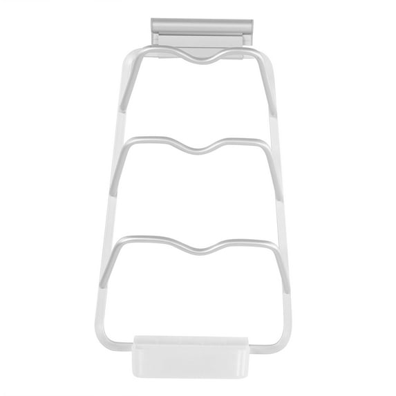 Apuakthei Wall-Mounted Aluminum Pan Lid Cover Storage Rack Organizer with Water Connection Box