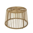 thumbnail image 1 of Apulia Outdoor Wicker Side Table, Light Brown, 1 of 8