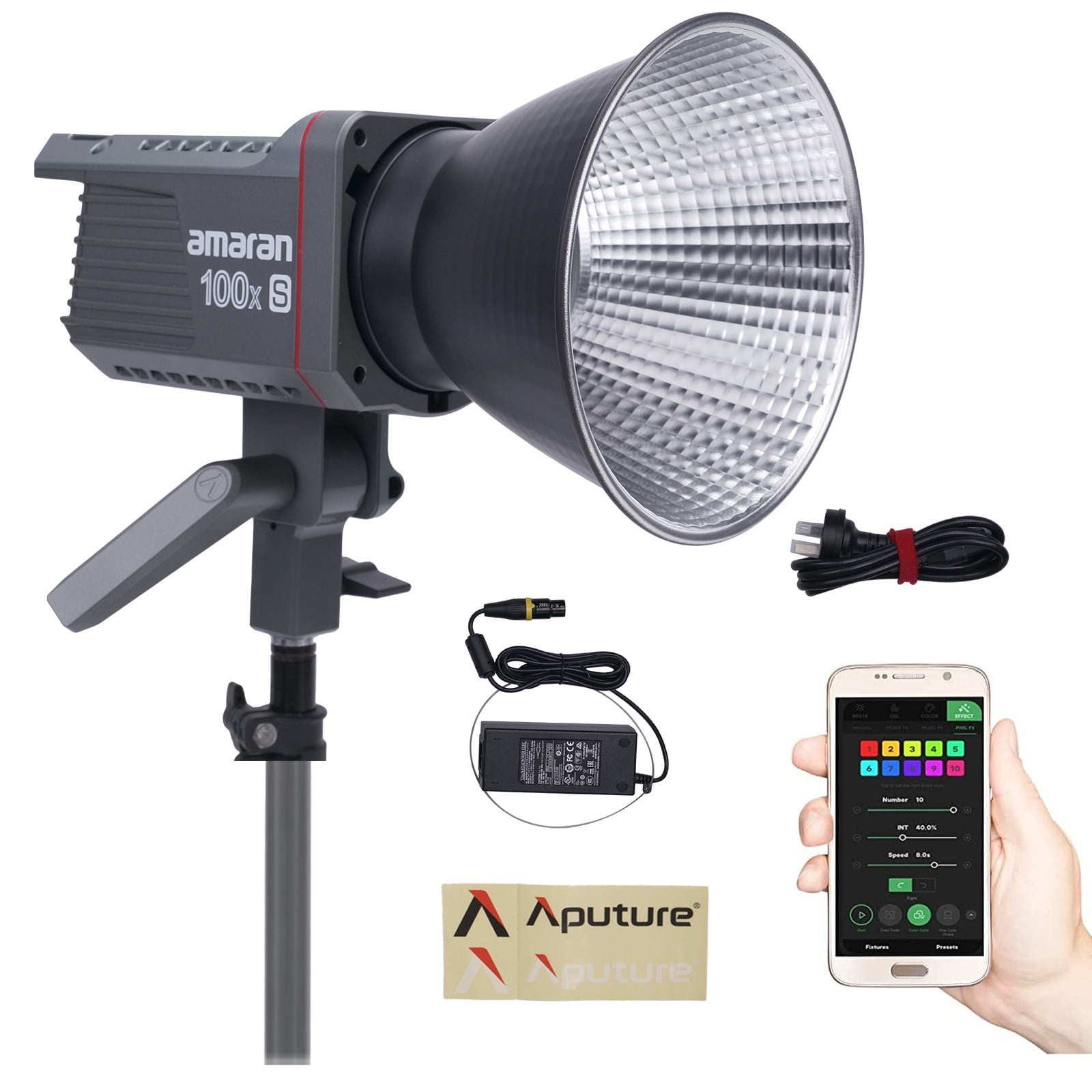 Aputure Amaran 100x S 100x-s 100xs 100W Bi-Color Led Video Aputure Amaran 100x S 100x-s 100xs 100W Bi-Color Led Video