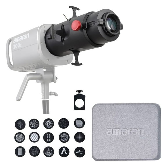 Aputure Amaran Spotlight SE 36 Lens Kit, Projection Lens Modifier for Amaran 300C Amaran 150C Amaran 200X S 60X S Aputure 300X and Other Power not Exceeding 300W Bowens Mount Lights