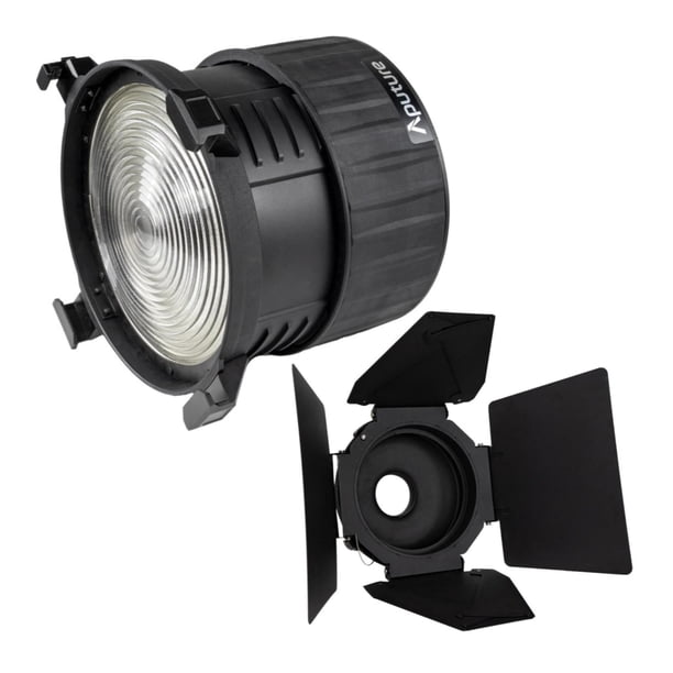 Aputure F10 Fresnel with F10 Barndoors for LS 600d Fresnel