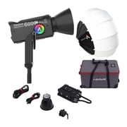 Aputure LS 600C Pro II RGB LED Monolight with 46 Built-In Preset Source Effects A-Mount Bundle with Aputure Lantern 90 2 Items