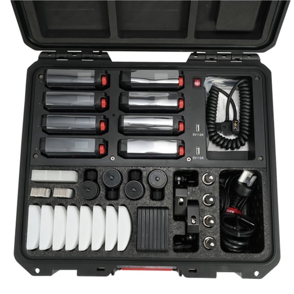 Aputure MC Pro RGBWW Weatherproof Mini LED 8-Light Panel Kit