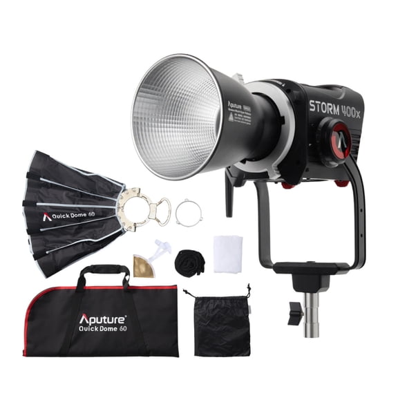 Aputure STORM 400x (V-Mount) (US) Bundle with 24-Inch Softbox and Carrying Bag (2 Items)