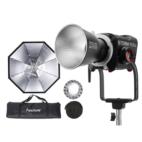 Aputure STORM 400x (V-Mount) (US) Bundle with OctaDome 120 Softbox and Carrying Bag (2 Items)