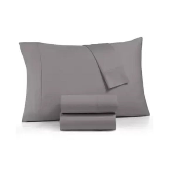 Aq Textiles Optimal Performance Stay Fit Cotton Blend 625 Thread Count 4 Pc. Sheet Sets – Gray, King