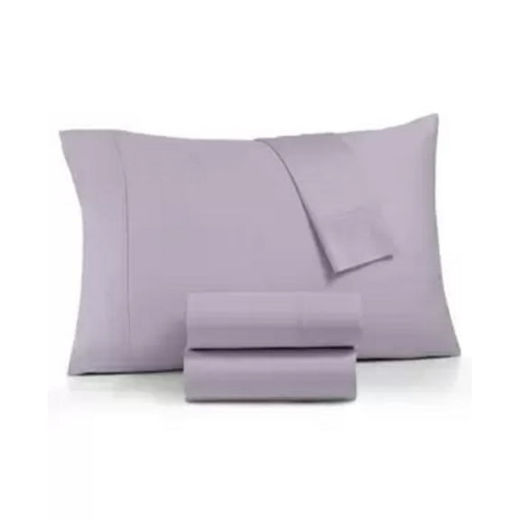 Aq Textiles Optimal Performance Stay Fit Cotton Blend 625 Thread Count 4 Pc. Sheet Sets – Purple, Queen