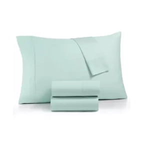 Aq Textiles Optimal Performance Stay Fit Cotton Blend 625 Thread Count 4 Pc. Sheet Sets – Seafoam, Queen