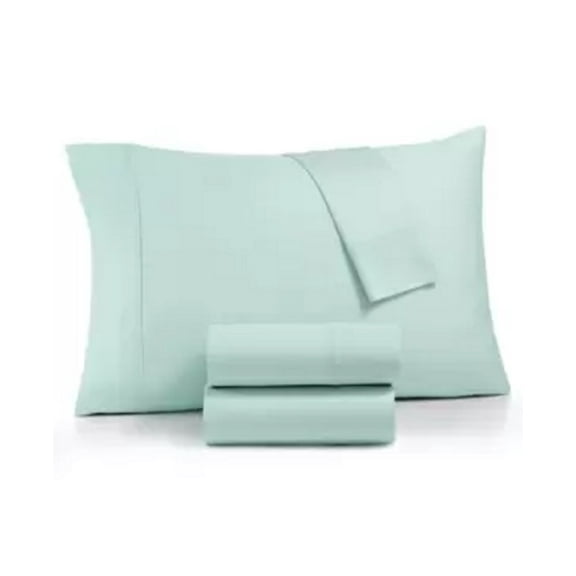 Aq Textiles Optimal Performance Stay Fit Cotton Blend 625 Thread Count 4 Pc. Sheet Sets – Seafoam, Queen