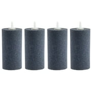 Aqauneat 4PCS Aquarium 4"x2" Cylinder Air Stone Fish Tank Aerator Diffuser Hydroponics