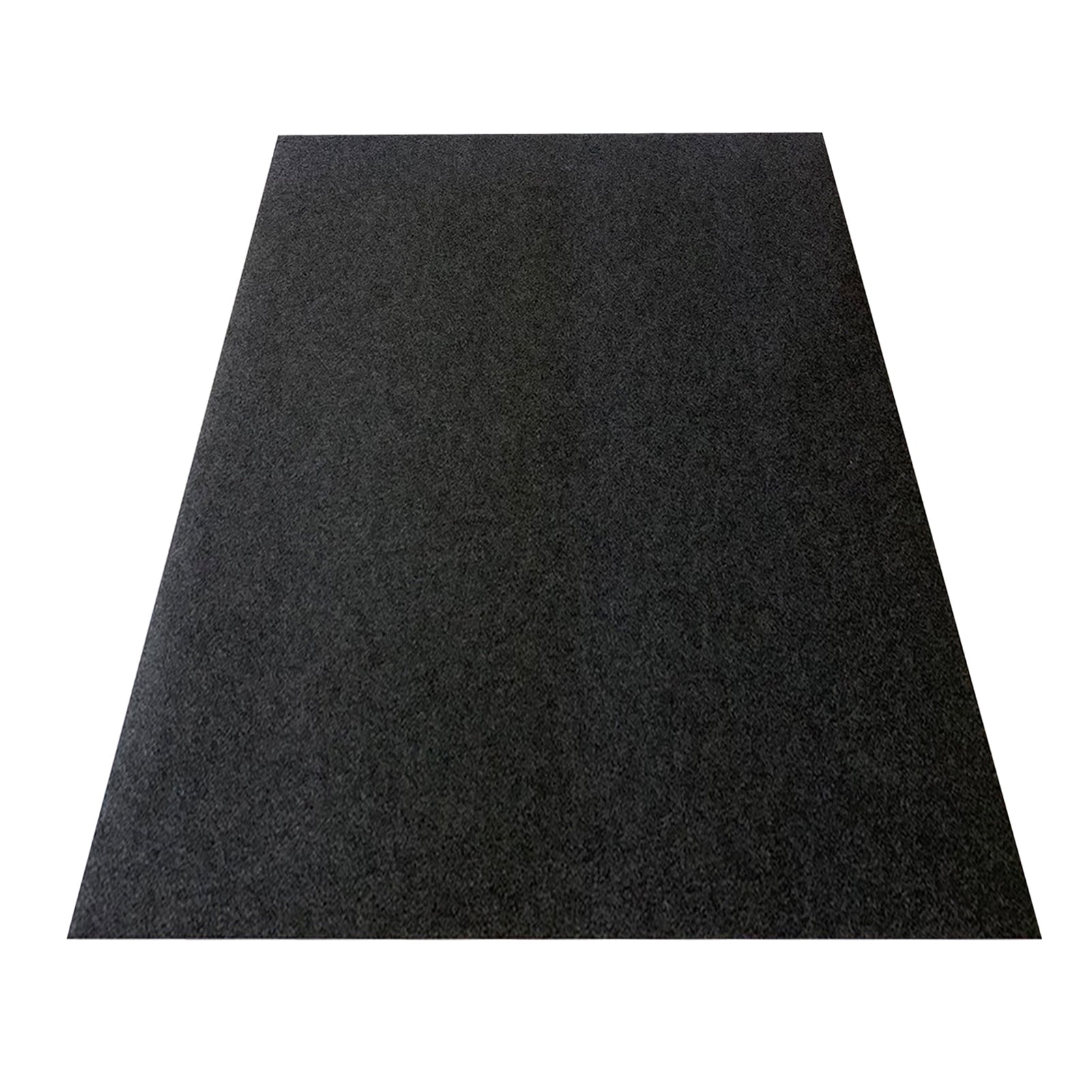 Aqmeifen 17 ft x 7.4 ft Garage Floor Mat, Heavy Duty Garage Flooring Roll, Non-Slip Felt Mat, Black