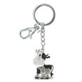 thumbnail image 1 of Aqua 79 Sparkling Cow Keychain - Silver 3D Rhinestone Cow Keychain Charms For Women and Men, Crystal Bling Keychain Ring Holder with Clasp, Cute Cow Key Chain for Car Keys, Backpacks, Purse - 1.6 Inch, 1 of 8