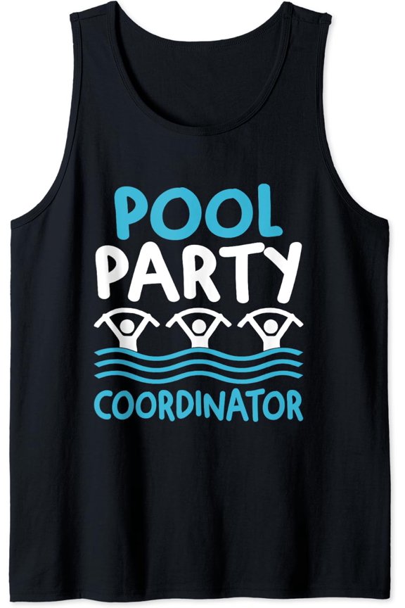 Aqua Aerobics Fitness Water Aerobics Instructor Tank Top Size S-3XL