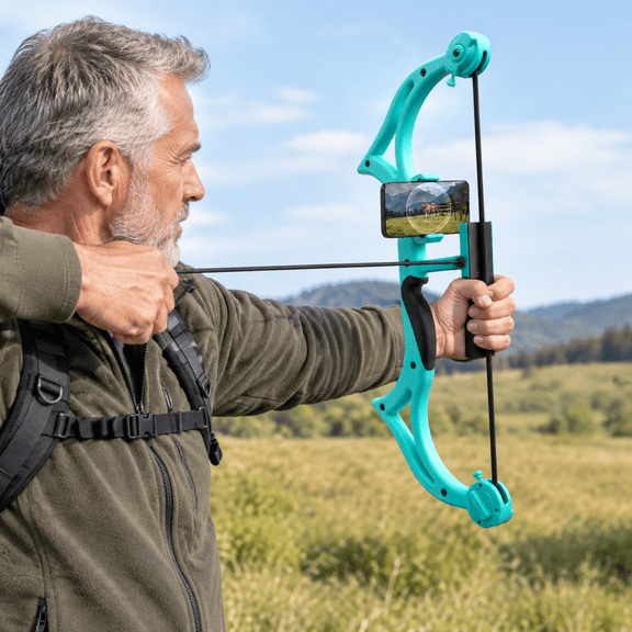Aqua Archery Bow, 5-40lbs Adjustable Resistance, Compact Lightweight Ambidextrous Design