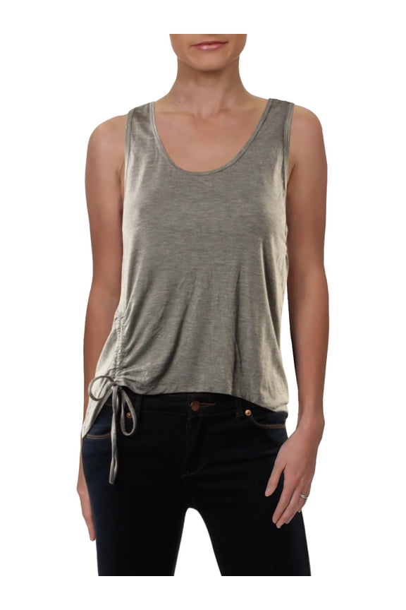 Womens Racerback Ruched Tank Top