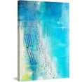 thumbnail image 1 of "Aqua Beach" Painting Print on Wrapped Canvas, 1 of 7