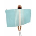 thumbnail image 1 of Aqua Beige Striped Beach Towels Oversized Super Absorbent, Modern Farmhouse Retro Lines Lightweight Bath Towel Quick Dry Sets For Bathroom/Pool/Rv Camping/Beach Play/Gym Room/Picnic 35"x70", 1 of 8