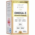 thumbnail image 1 of Enzymedica Aqua Biome Maximum Strength Fish Oil Complete Omega 3 Supplement DHA EPA DPA Gluten Free Non-GMO 120 Softgels, 60 Servings, 1 of 10