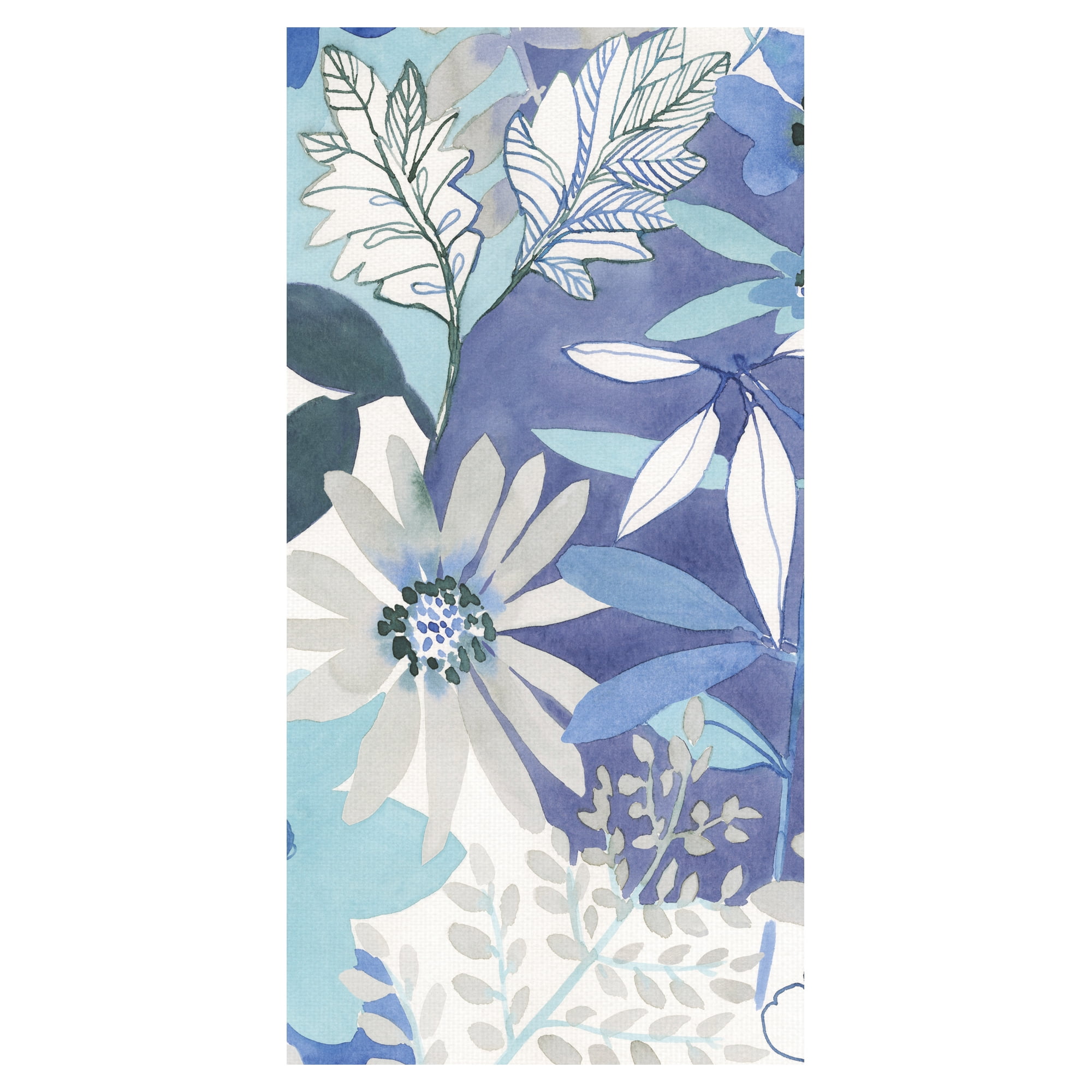 Aqua Bloom by Sandra Jacobs Canvas Art Print