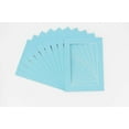thumbnail image 1 of Aqua Blue Acid Free 12x16 Picture Frame Mats with White Core Bevel Cut for 8x10 Pictures - Fits, 1 of 4
