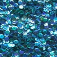 thumbnail image 1 of Aqua Blue Cup Sequins 5mm Metallic Iris Rainbow Made in USA, 1 of 1