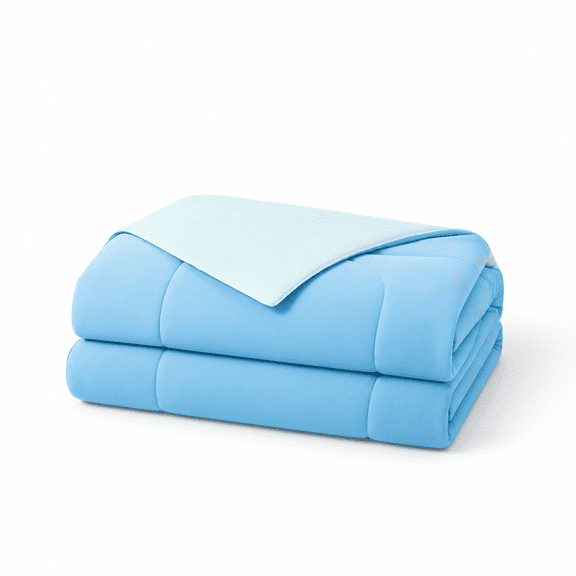 Aqua Blue Full / Queen (90"x90") Evercool Comforter for Hot Sleepers