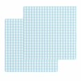 thumbnail image 1 of Aqua Blue Green Kitchen Dish Towels for Drying Dishes Set of 2, Checkered Plaid Gingham Lattice Trellis Waffle Weave Microfiber Hand Tea Bathroom Towels Quick Dry & Absorbent Towel 12x12, 1 of 7