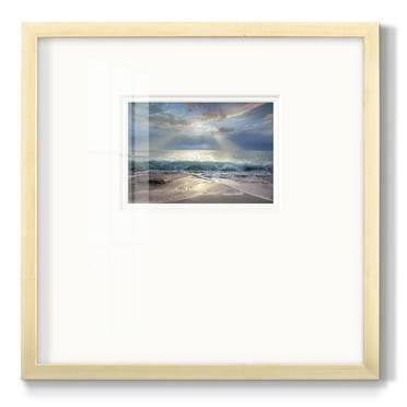 Aqua Blue MorningPremium Framed Print