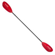Aqua-Bound 220 cm Manta Ray Fiberglass Snap-Button Kayak Paddle, Red - 2 Piece