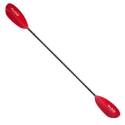 Aqua-Bound 787969 Manta Ray Fiberglass Kayak Paddle, 2 Piece - 240 cm - Sunset Red