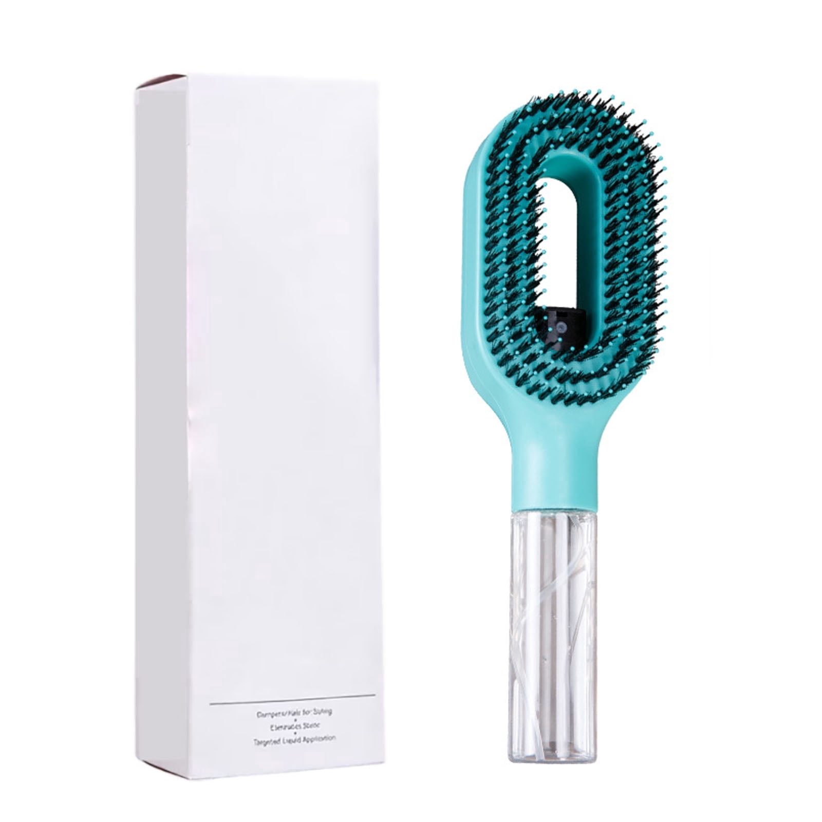 100Pcs Aqua Brush for Hair, AquaBrush 2-in-1 Detangler Hair Brush with Built-In Mister Spray, Portable Wet & Dry Detangling Brush for Curly, Wavy & Straight Hair, for Smooth, Frizz-Free Hair