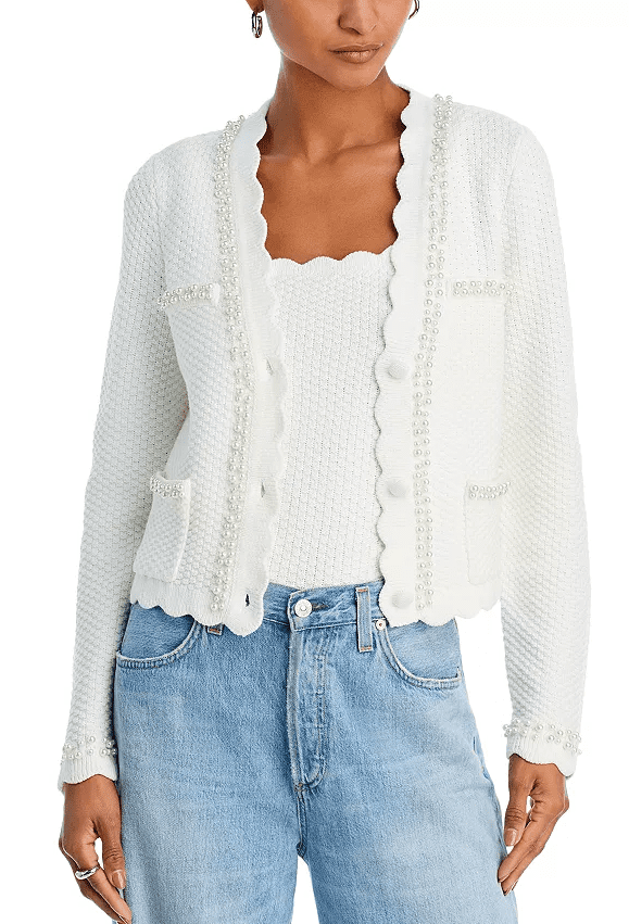 Pearl Embellished Sweater Pearl Embellished Sweater