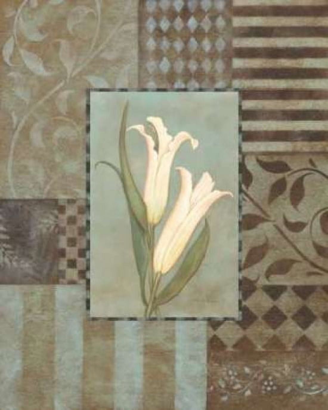 Aqua Calla Lily Canvas Art - Stephanie Marrott (24 x 30)