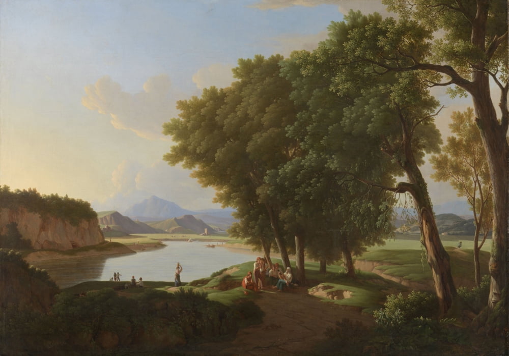 Aqua Cetosa Near Rome (Acetosa) Canvas Art - (24 x 18)
