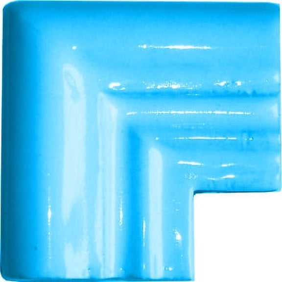 Aqua Chair Rail Corner Molding, Set of 5 pcs