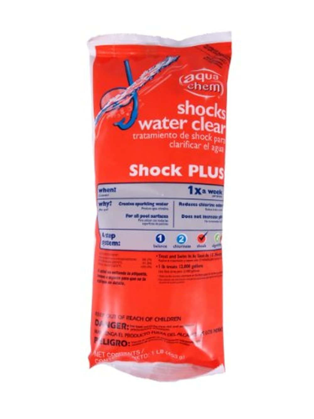 Aqua Chem 22816AQU Shock Plus Water Clarifier for Swimming Pools 1 Pound