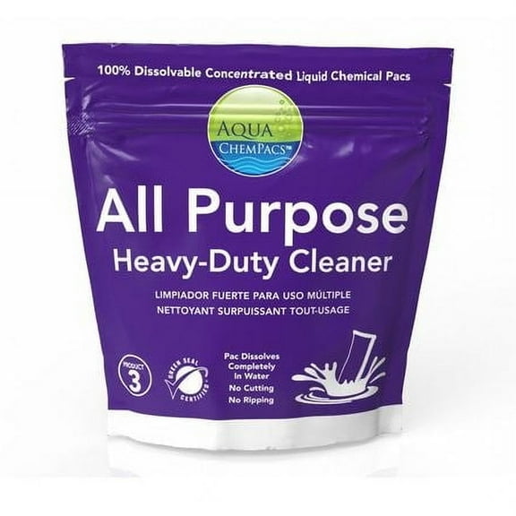 Aqua Chempacs All Purpose Heavy Duty Cleaner,Liquid 4-0179