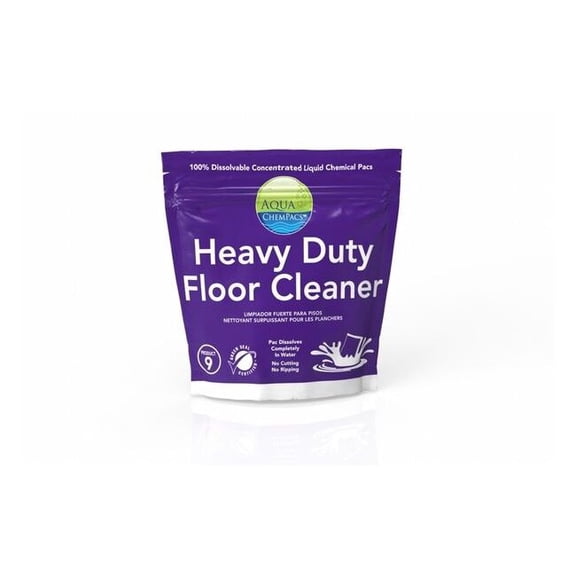 Aqua Chempacs Floor Cleaner,Liquid,Bucket,20 ct 4-0607