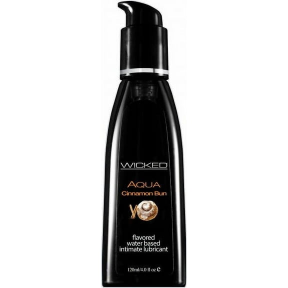 Aqua Cinnamon Bun H2O-Based Lube - 4 Oz.