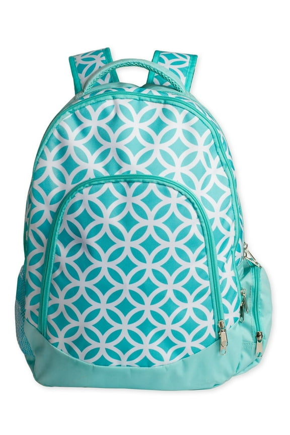 Aqua Circle Link Reinforced and Water Resistant Padded Laptop School Backpack