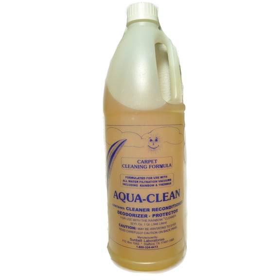 Aqua Clean Shampoo, 32 oz Designed to Be Use With Water Filtration Vacuums