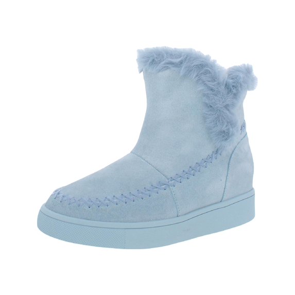 Aqua College Womens Anka Suede Faux Fur Winter & Snow Boots