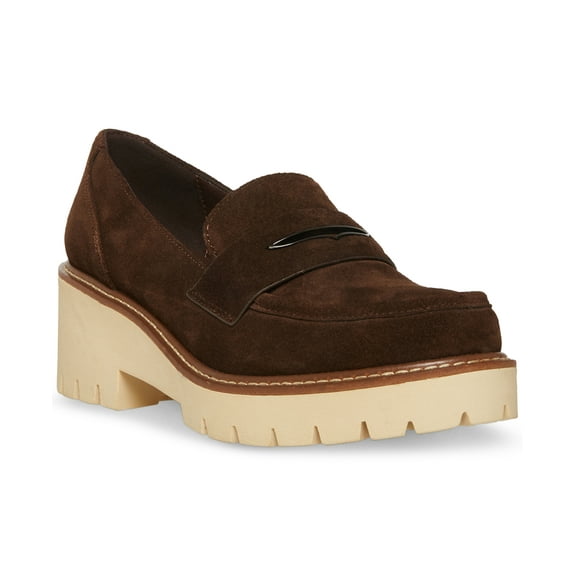 Aqua College Womens Daria Waterproof Penny Chocolate 11M